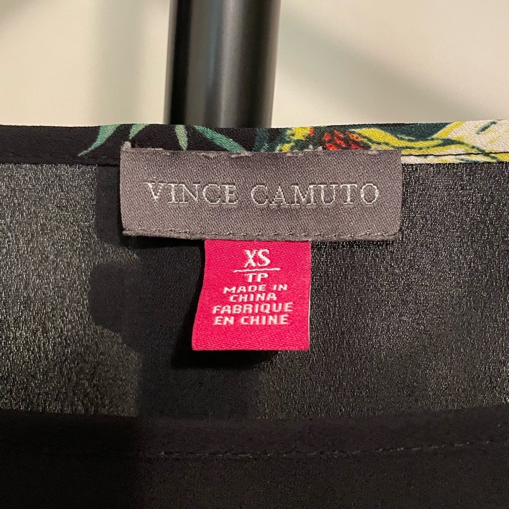 Vince Camino ruffle sleeve top